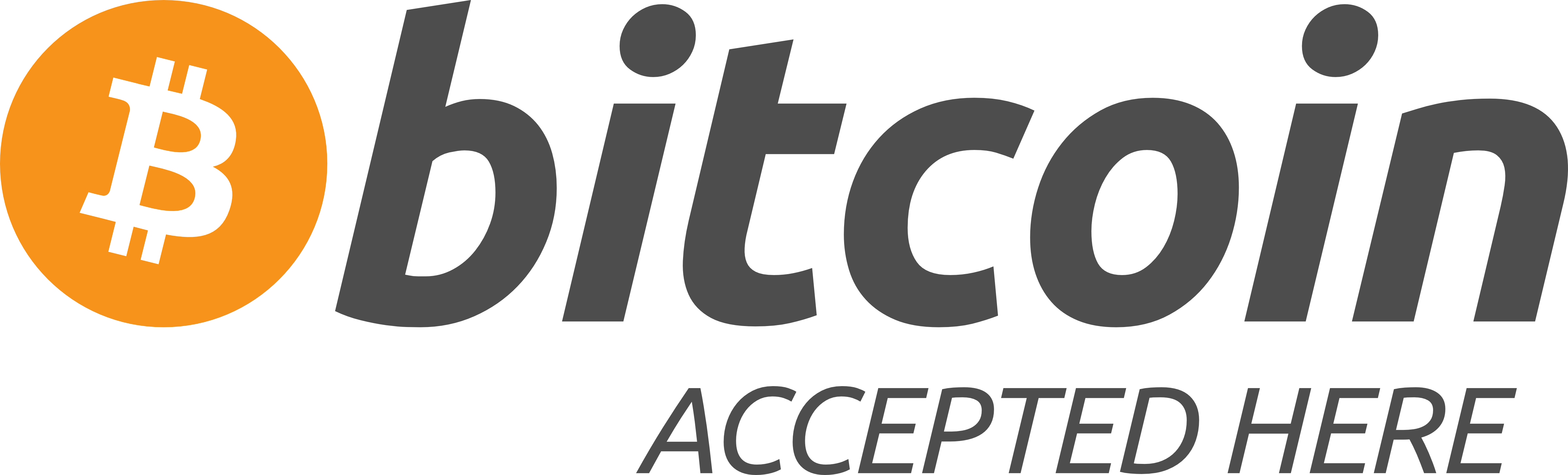 Bitcoin akseptert her
